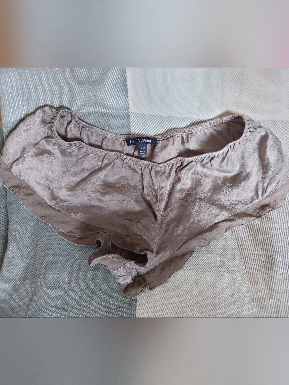 La Fee Verte silk underwear XS